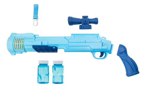 Brinquedo Lanca Bolha De Sabao Automatica Arma Com Refil