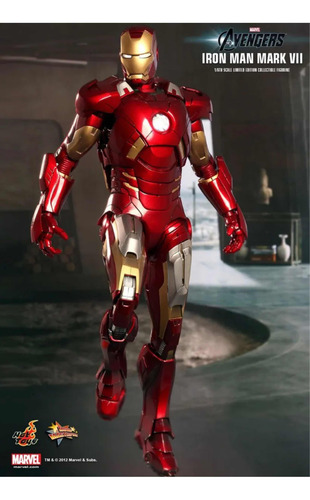 Imagen 3 de 7 de Hot Toys Iron Man Mark Vii Mms185 Nuevo Fpx
