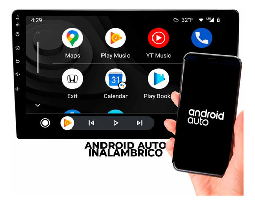 Pantalla Multimedia 9 Carplay Android Gps Para Fiat Uno Way