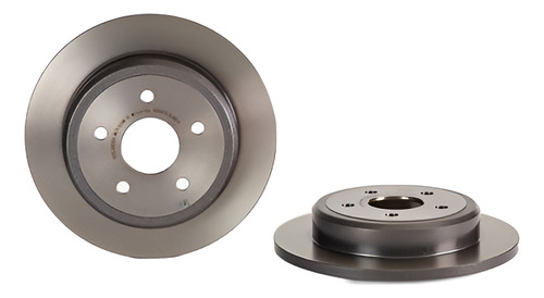 Disco Freno / Jeep Grand Cherokee Laredo 2007 Trasero Macizo
