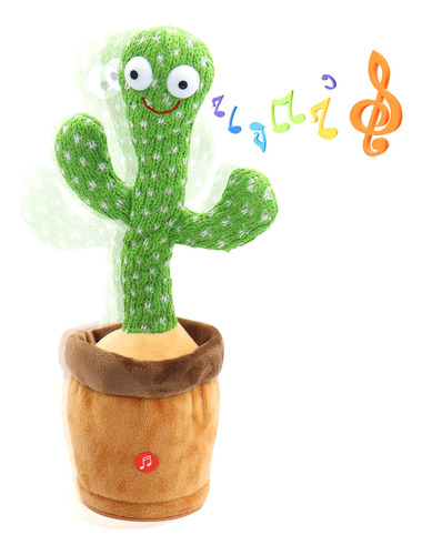 Beijita Juguete De Cactus Bailarn, Repite Lo Que Dices, Grab