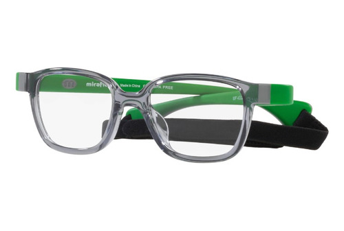 Armação Óculos De Grau Miraflex Mf4002 K614 44 Infantil Cor Cinza
