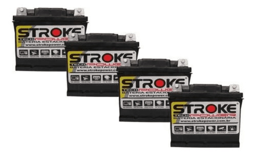 Kit4 Baterias Estacionária Df700 12v Nobreak Energia Solar
