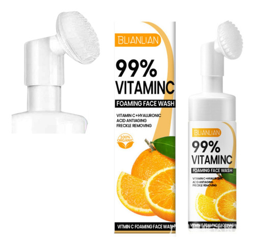 Espuma Facial Aclara Disaar Vitamina C Ácido Hialuróni 100ml