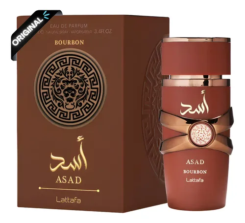 Perfume Arabe Asad Bourbon Lattafa 100ml Masculino
