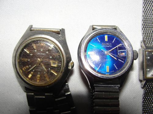 Lote Com 8 Relogio Feminino Seiko Orient Gucci
