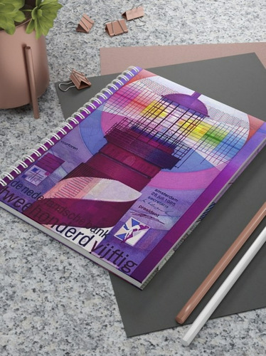 Cuaderno Libreta Profesional | 100 Hojas Pasta Semirigida 01 Cuadro Chico