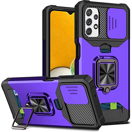 Funda Para Samsung Galaxy A53 5g Tc Morado Chica Plastico