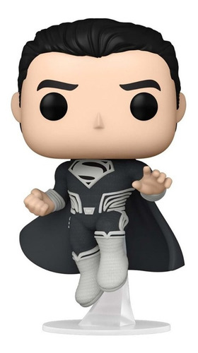 Boneco Funko Pop Superman Traje Preto 1123 Liga Da Justiça