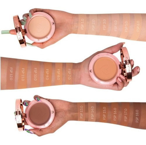 Base de maquillaje en polvo Beauty Creations Flawless Stay Flawless Stay Flawless Stay tono fsp 18 - 7g