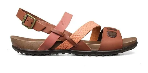 Sand lia Rasteira New Face Couro 36746 Conforto Dia A Dia Frete