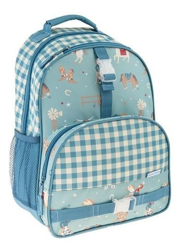 Mochilas Escolar 40 Cm- Lejano Oeste, Caballos - Everkid