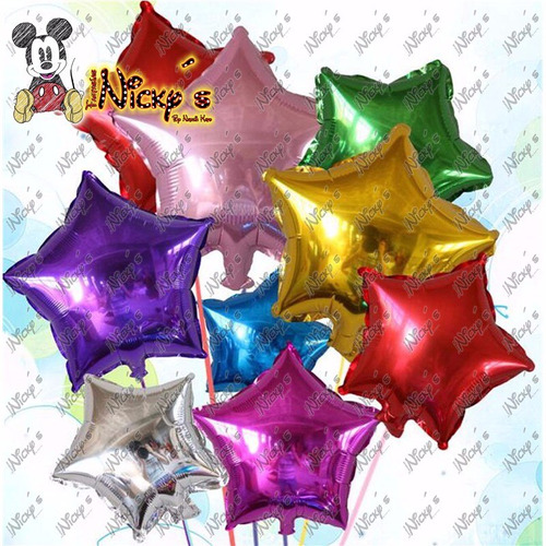 150 Globos Con Forma De Estrella De 9 Pulgadas 24 X 24cm