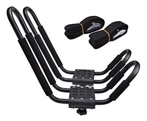 J-bar Rack Hd Kayak Portador Canoa Barco Surf Ski Tech