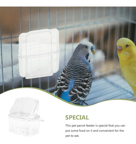 2 Comederos Para Pájaros Para Mascotas, Cajas De Alimentació