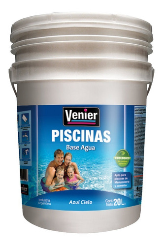 Venier Piscinas Agua Pintura Piletas Protec Superficie 20 Lt