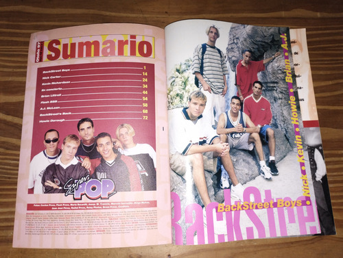 Revista Super Pop Extra N° 7. Backstreet Boys 100 Fotos (Usado)
