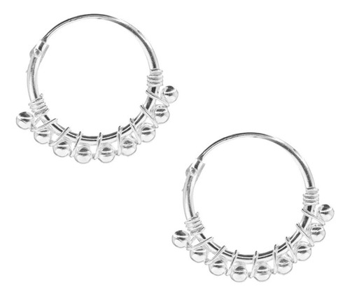 Argollas Aros Plata 925 14 Mm