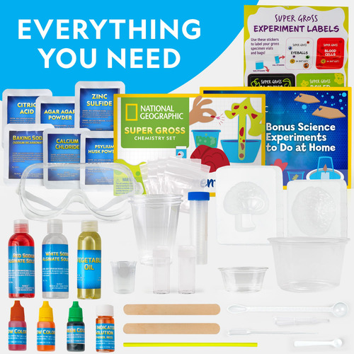 Kit Científico National Geographic Gross 45 Experimentos De