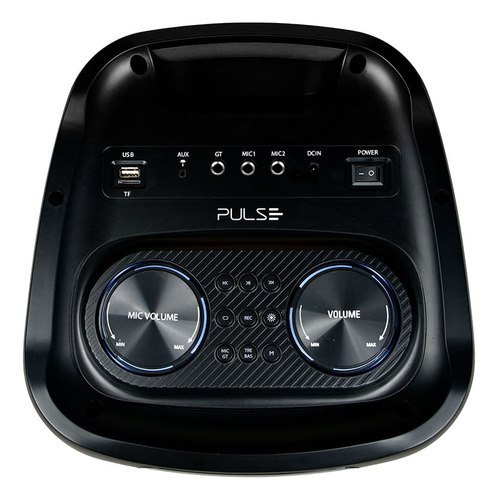 Caixa De Som Pulse Flamebox 800w, Rms/bt/led, Preto - Preto