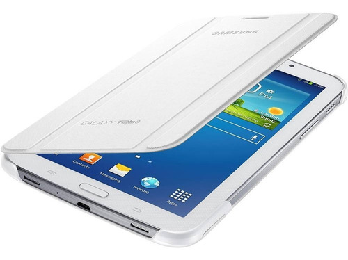 Imagem 1 de 3 de Capa Original Book Cover Samsung Galaxy Tab 3 7 Branco
