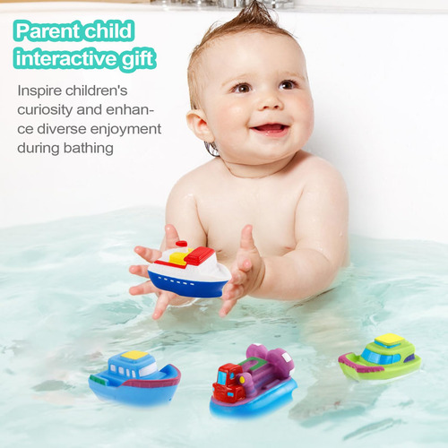 Barcos Para Bañera,juguet Acuático Infantil Bañera Y Piscina