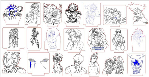 Vectores Anime Para Cnc Laser