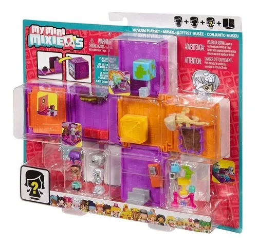 My Mini Mixieq s Set Cubo Escenario Museo 3 Figuras Mattel