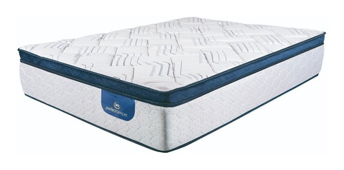 Colchón Súper king de resortes Serta Perfect Sleeper Luisiana plush - 200cm x 200cm con pillow