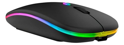 Mouse Inalámbrico Kolke Slim Con Batería Recargable Color Negro
