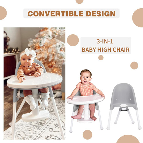Silla De Bebé Funny Supply 3-en-1, Plegable Y Compacta