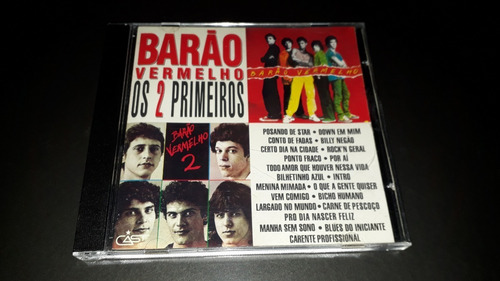 Cd Barão Vermelho Os 2 Primeiros Selo Cast 1994 Sigla Globo