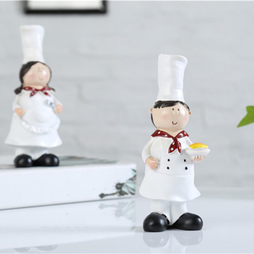 Centro De Mesa De Resina Para Decoración De Cocina Chef