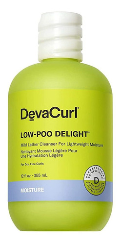 Devacurl Low-poo Delight - Limpiador De Espuma Suave Para Un