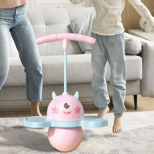 Pogo Ball Con Mango, Pogo Jump, Juguete De Salto Alto, Rosa