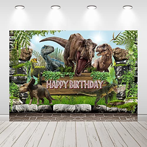 5x3ft Jurassic World Park Fotografías Backdrop Svnlp