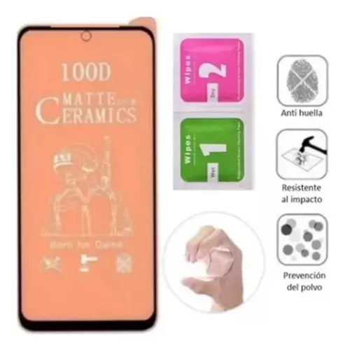 Protector Pantalla Vidrio Templado Redmi Note 8 Pro Full Peg