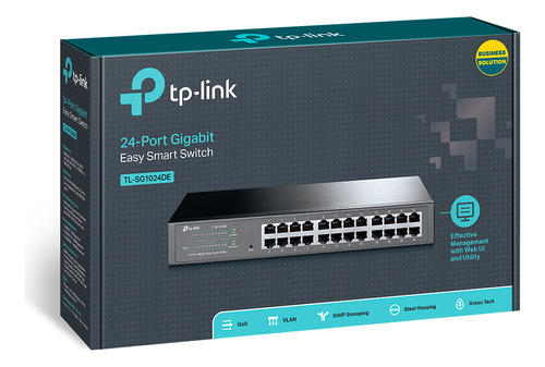 Switch Tp-link Tl-sg1024de 24 Ports Rj-45 De 10/100/1000mbps