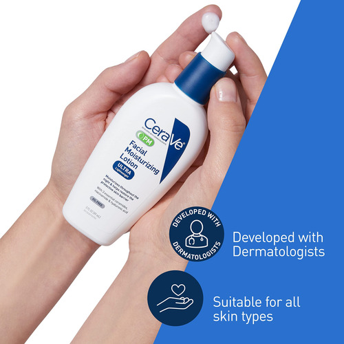 Cerave Loción Hidratante Facial Pm 85 G, Crema Nocturna