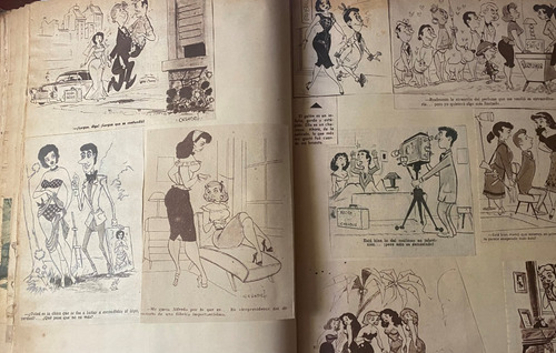 Cuaderno Recortes Humorísticos, Chistes, Casadei Y Otros, B1 (Usado)