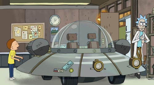 Hot Wheels Premium, Rick's Ship, Rick And Morty