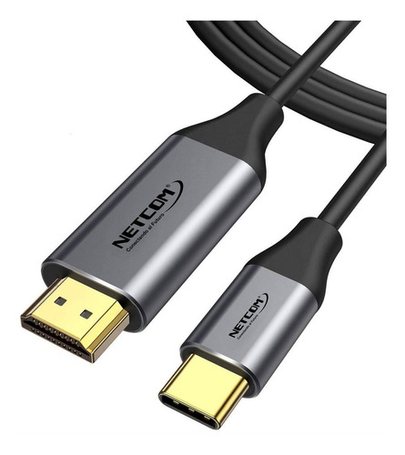 Cable Tipo C A Hdmi 2.0 1.8 Metros 4k Ultra Hd 60hz 2160p