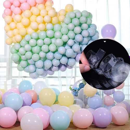 Imagen 3 de 4 de Cinta De Acetato Para Globos Arco Organico Deco Eventos