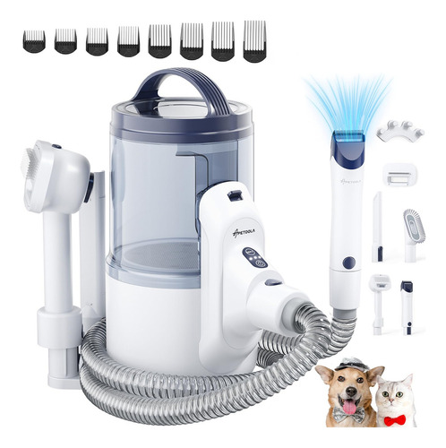 Kit Aspirador Apetdola Para Mascotas3.2l Bajo Ruido 18kpa