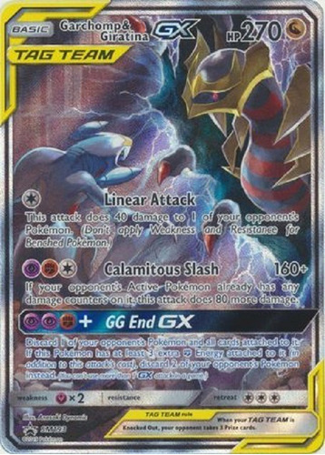 Garchomp & Giratina Gx Sm193 Alternate Art Promo Pokemon Tcg