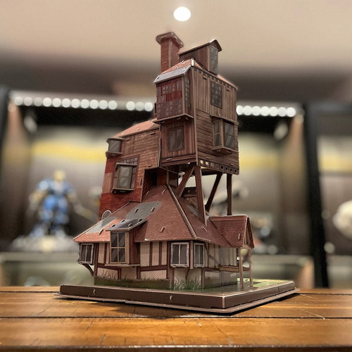 Imagen 4 de 8 de Harry Potter La Madriguera De Los Weasley Rompecabezas 3d M