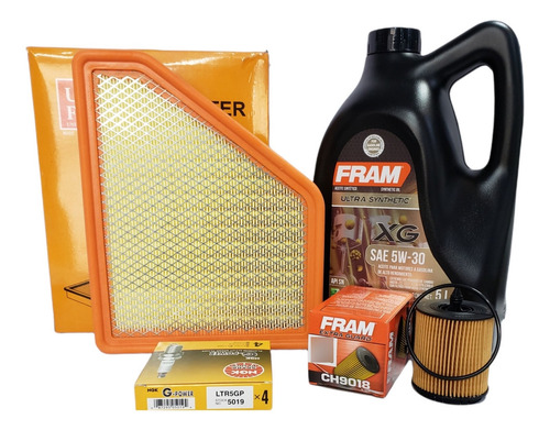 Kit De Afinación Gmc Terrain 2.4 12-17 5w30 Bujías Filtros