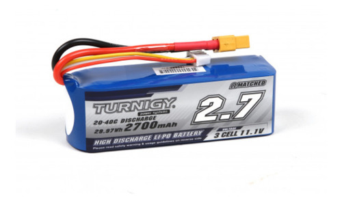 Turnigy Bateria 2700mah 11.1v 3s 20c Lipo Rc Heli Avion Quad