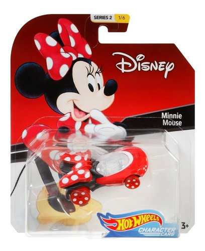Coches de personajes de Disney de Hot Wheels Minnie Mouse Mattel Gck28