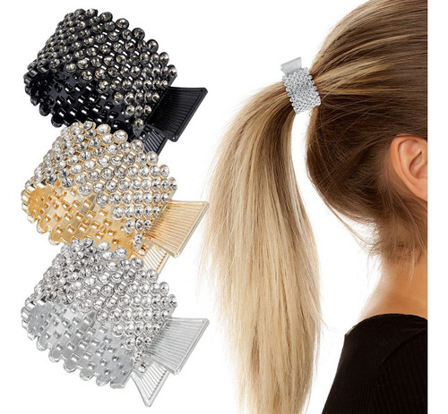 O Pinzas Para El Pelo Con Diamantes De Imitación, 3